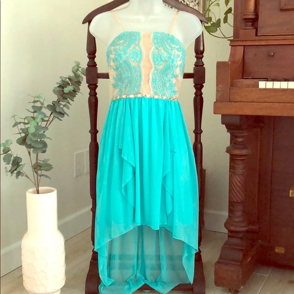 turquoise semi formal dresses